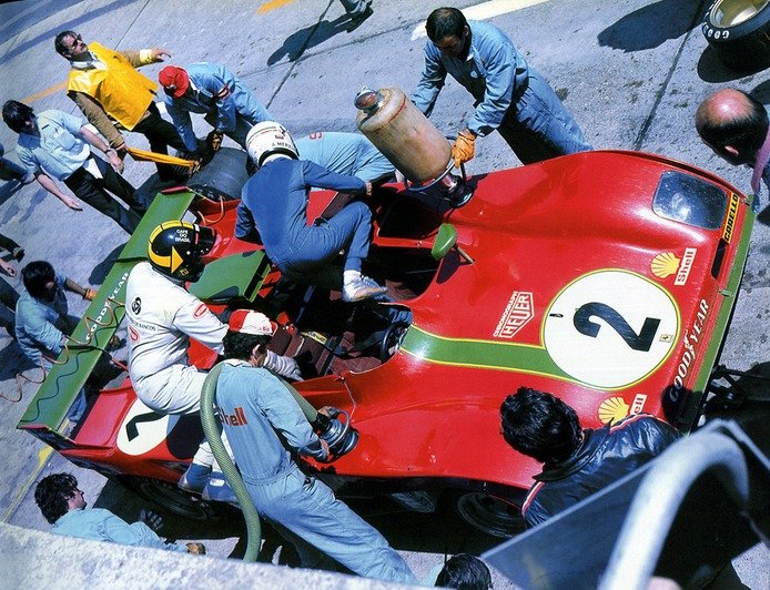 1972 carlos Pace Ferrari