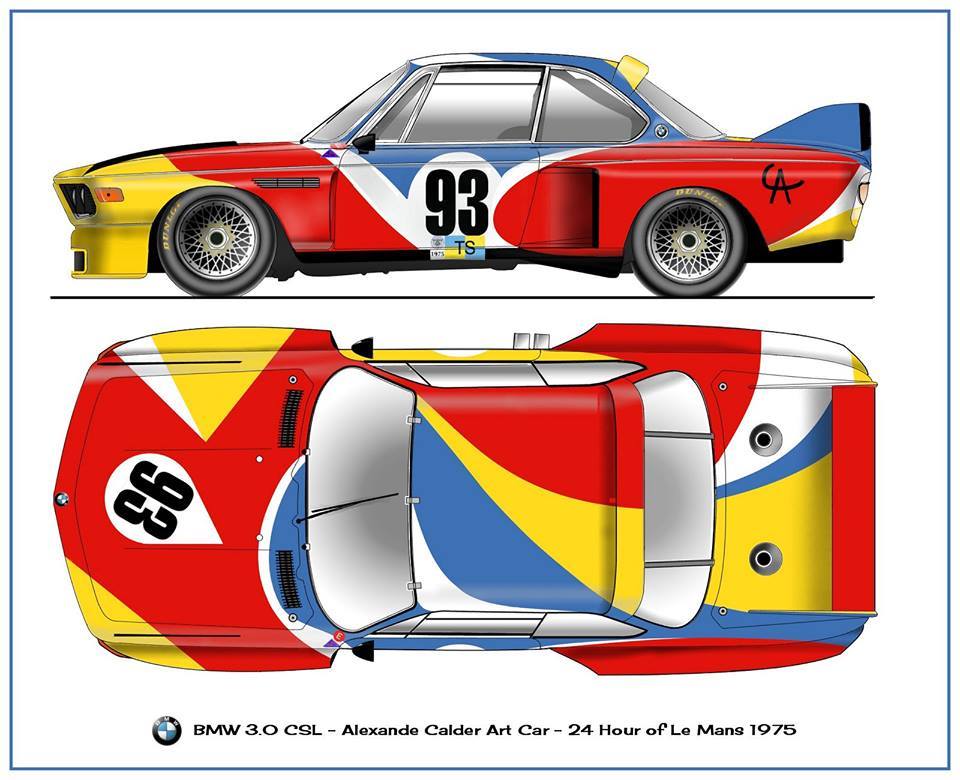 art car BMW Le Mans 1975