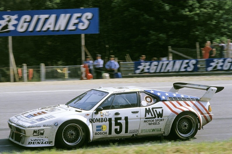 BMW M1 in the 24hLe Mans