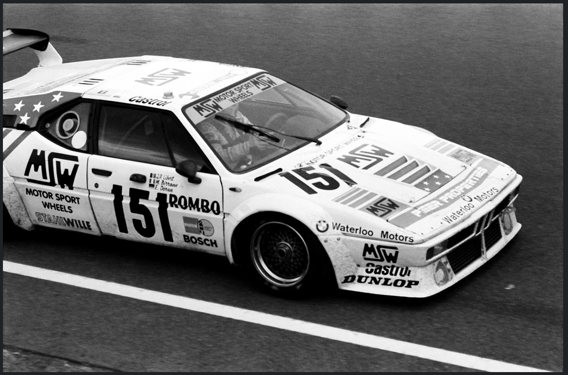 BMW M1 in the 24hLe Mans