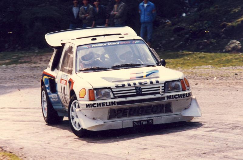 Michele Mouton Peugeot 205T16 in 1986