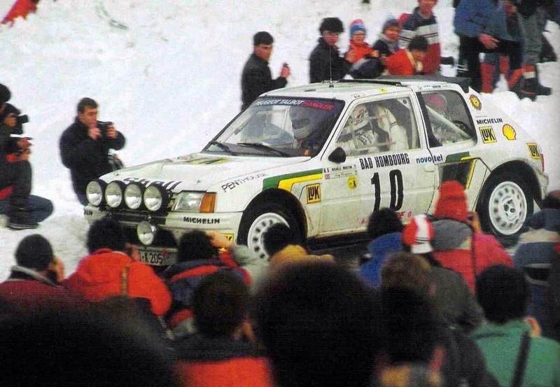 Michele Mouton Peugeot 205T16 in 1986