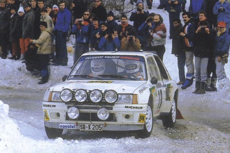 Michele Mouton Peugeot 205T16 in 1986