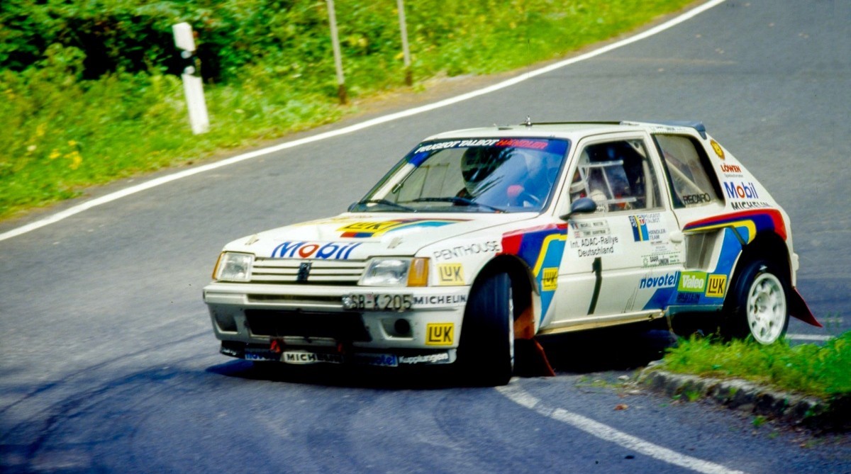 Michele Mouton Peugeot 205T16 in 1986