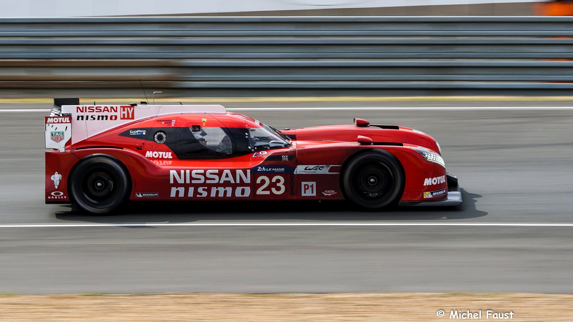 The Nissan GT-R LM Nismo LMP1 