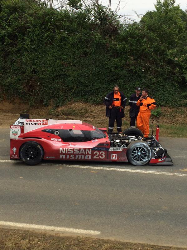 The Nissan GT-R LM Nismo LMP1 