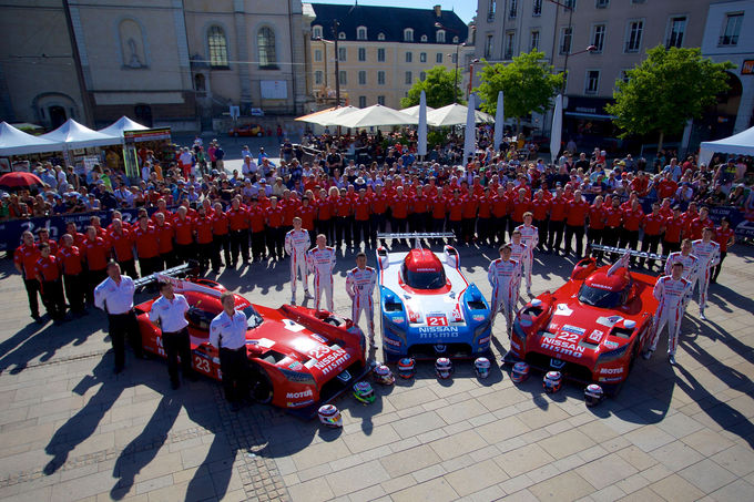 The Nissan GT-R LM Nismo LMP1 