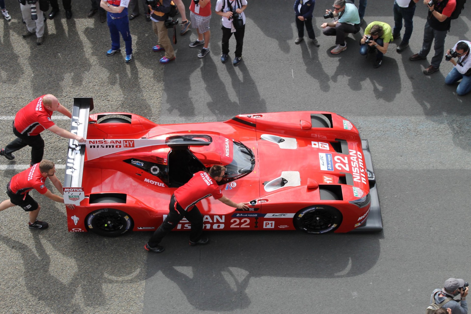 The Nissan GT-R LM Nismo LMP1 