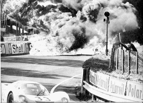 24h Le Mans 1968 - Alpine- crash Bianchi