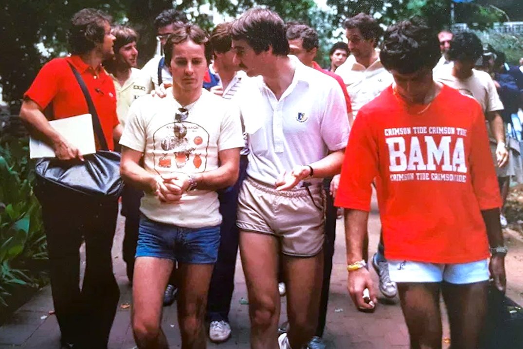 1982 Kyalami drivers on strike