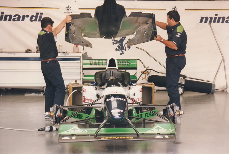 Minardi F1 team 1996 - Minardi M195B